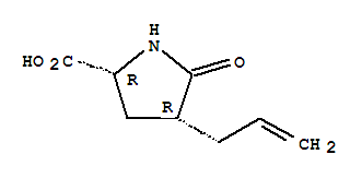 (4r)-(9ci)-5-氧代-4-(2-丙烯基)-D-脯氨酸結構式_402579-26-4結構式