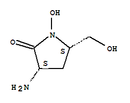 2-Pyrrolidinone, 3-amino-1-hydroxy-5-(hydroxymethyl)-, (3s,5s)-(9ci)Structure,402579-37-7Structure 2-Pyrrolidinone, 3-amino-1-hydroxy-5-(hydroxymethyl)-, (3s,5s)-(9ci) Structure,402579-37-7Structure