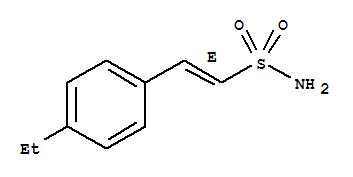 Ethenesulfonamide, 2-(4-ethylphenyl)-, (1e)-(9ci)Structure,405262-53-5Structure Ethenesulfonamide, 2-(4-ethylphenyl)-, (1e)-(9ci) Structure,405262-53-5Structure
