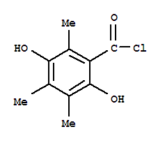 (9ci)-2,5-二羥基-3,4,6-三甲基-苯甲酰氯結構式_408338-75-0結構式