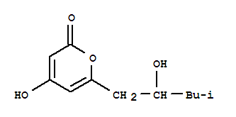2H-pyran-2-one, 4-hydroxy-6-(2-hydroxy-4-methylpentyl)-(9ci)Structure,412277-32-8Structure 2H-pyran-2-one, 4-hydroxy-6-(2-hydroxy-4-methylpentyl)-(9ci) Structure,412277-32-8Structure