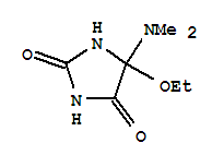 (9ci)-5-(二甲基氨基)-5-乙氧基-2,4-咪唑啉二酮結(jié)構(gòu)式_412304-60-0結(jié)構(gòu)式