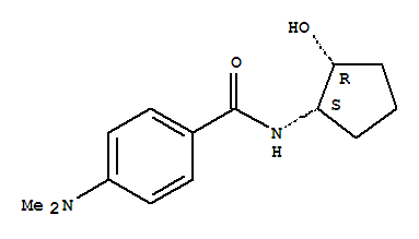 rel-(9ci)-4-(二甲基氨基)-n-[(1r,2s)-2-羥基環(huán)戊基]-苯甲酰胺結構式_415693-13-9結構式