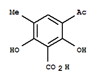 (9ci)-3-乙?；?2,6-二羥基-5-甲基-苯甲酸結(jié)構(gòu)式_415945-15-2結(jié)構(gòu)式