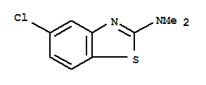 (7ci,8ci)-5-氯-2-(二甲基氨基)-苯并噻唑結(jié)構(gòu)式_4225-16-5結(jié)構(gòu)式