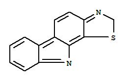2H-thiazolo[5,4-a]carbazole(9ci) Structure,42395-69-7Structure