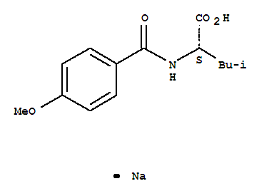 N-(4-methoxybenzoyl)-l-leucine monosodium saltStructure,438581-55-6Structure N-(4-methoxybenzoyl)-l-leucine monosodium salt Structure,438581-55-6Structure