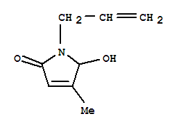 (9ci)-1,5-二氫-5-羥基-4-甲基-1-(2-丙烯基)-2H-吡咯-2-酮結(jié)構(gòu)式_445489-29-2結(jié)構(gòu)式