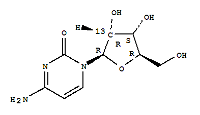 胞苷-2-13c結(jié)構(gòu)式_478511-19-2結(jié)構(gòu)式