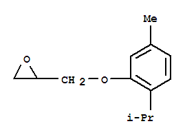 2-[(2-異丙基-5-甲基苯氧基)甲基]環(huán)氧乙烷結(jié)構(gòu)式_49645-94-5結(jié)構(gòu)式