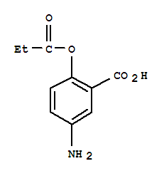 (9ci)-5-氨基-2-(1-氧代丙氧基)-苯甲酸結(jié)構(gòu)式_639825-25-5結(jié)構(gòu)式