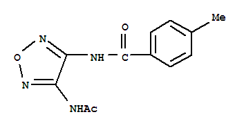 (9ci)-n-[4-(乙酰基氨基)-1,2,5-噁二唑-3-基]-4-甲基-苯甲酰胺結(jié)構(gòu)式_640238-19-3結(jié)構(gòu)式