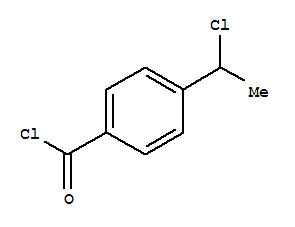 Benzoyl chloride,4-(1-chloroethyl)-(9ci)Structure,64382-49-6Structure Benzoyl chloride,4-(1-chloroethyl)-(9ci) Structure,64382-49-6Structure