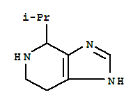 (9ci)-4,5,6,7-四氫-4-(1-甲基乙基)-1H-咪唑并[4,5-c]吡啶結(jié)構(gòu)式_64423-48-9結(jié)構(gòu)式