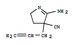 2H-pyrrole-4-carbonitrile,5-amino-3,4-dihydro-4-(2-propenyl)-(9ci) Structure,649759-90-0Structure