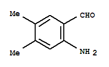 Benzaldehyde, 2-amino-4,5-dimethyl-(9ci)Structure,65176-91-2Structure Benzaldehyde, 2-amino-4,5-dimethyl-(9ci) Structure,65176-91-2Structure