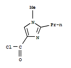 1H-imidazole-4-carbonyl chloride, 1-methyl-2-propyl- (9ci) Structure,700345-96-6Structure