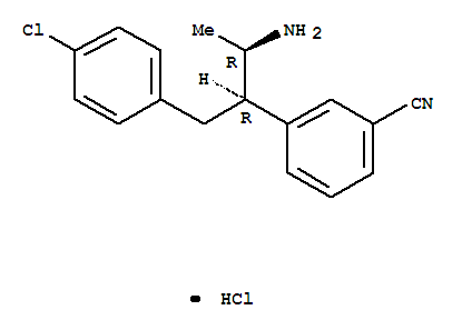 3-[(1R,2R)-2-氨基-1-[(4-氯苯基)甲基]丙基]-苯甲腈鹽酸鹽(1:1)結(jié)構(gòu)式_701977-22-2結(jié)構(gòu)式
