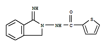 2-Thiophenecarboxamide,n-(1,3-dihydro-1-imino-2h-isoindol-2-yl)-(9ci)Structure,702629-69-4Structure 2-Thiophenecarboxamide,n-(1,3-dihydro-1-imino-2h-isoindol-2-yl)-(9ci) Structure,702629-69-4Structure