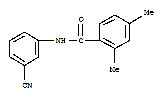 Benzamide, n-(3-cyanophenyl)-2,4-dimethyl-(9ci)Structure,702649-27-2Structure Benzamide, n-(3-cyanophenyl)-2,4-dimethyl-(9ci) Structure,702649-27-2Structure