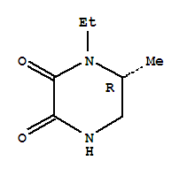2,3-Piperazinedione,1-ethyl-6-methyl-,(r)-(9ci) Structure,71754-90-0Structure