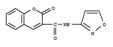 (9ci)-n-3-異噁唑基-2-氧代-2H-1-苯并吡喃-3-羧酰胺結(jié)構(gòu)式_717856-52-5結(jié)構(gòu)式