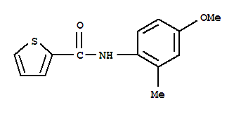 2-Thiophenecarboxamide,n-(4-methoxy-2-methylphenyl)-(9ci)Structure,717868-83-2Structure 2-Thiophenecarboxamide,n-(4-methoxy-2-methylphenyl)-(9ci) Structure,717868-83-2Structure