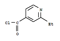 4-Pyridinecarbonyl chloride, 2-ethyl-(9ci)Structure,717871-74-4Structure 4-Pyridinecarbonyl chloride, 2-ethyl-(9ci) Structure,717871-74-4Structure