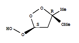 (9ci)-(3r,5s)-5-甲氧基-5-甲基-1,2-二氧雜烷-3-基氫過氧化物結(jié)構(gòu)式_717888-61-4結(jié)構(gòu)式