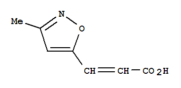 2-Propenoicacid,3-(3-methyl-5-isoxazolyl)-(9ci)Structure,71810-76-9Structure 2-Propenoicacid,3-(3-methyl-5-isoxazolyl)-(9ci) Structure,71810-76-9Structure