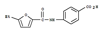 (9ci)-4-[[(5-乙基-2-呋喃)羰基]氨基]-苯甲酸結(jié)構(gòu)式_718601-42-4結(jié)構(gòu)式