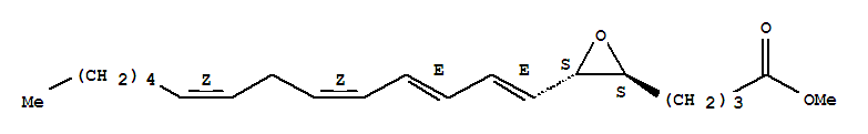 白[細(xì)胞]三烯 a4 甲酯結(jié)構(gòu)式_72345-92-7結(jié)構(gòu)式