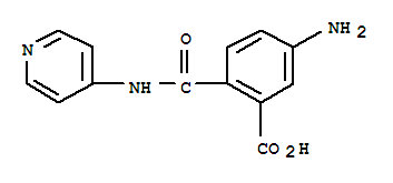(9ci)-5-氨基-2-[(4-吡啶氨基)羰基]-苯甲酸結(jié)構(gòu)式_724455-77-0結(jié)構(gòu)式