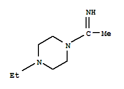 Piperazine, 1-ethyl-4-(1-iminoethyl)-(9ci)Structure,725202-39-1Structure Piperazine, 1-ethyl-4-(1-iminoethyl)-(9ci) Structure,725202-39-1Structure
