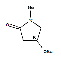 2-Pyrrolidinone,4-(acetyloxy)-1-methyl-,(4r)-(9ci)Structure,726204-06-4Structure 2-Pyrrolidinone,4-(acetyloxy)-1-methyl-,(4r)-(9ci) Structure,726204-06-4Structure