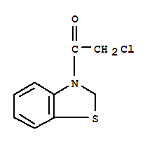 (9ci)-3-(氯乙?；?-2,3-二氫-苯并噻唑結(jié)構(gòu)式_72687-25-3結(jié)構(gòu)式