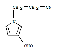1H-pyrrole-1-propanenitrile, 3-formyl-(9ci) Structure,731002-12-3Structure