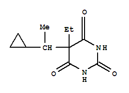 Barbituric acid, 5-(1-cyclopropylethyl)-5-ethyl-(5ci)Structure,732283-78-2Structure Barbituric acid, 5-(1-cyclopropylethyl)-5-ethyl-(5ci) Structure,732283-78-2Structure