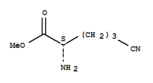Pentanoic acid, 2-amino-5-cyano-, methyl ester, (2s)-(9ci)Structure,732978-23-3Structure Pentanoic acid, 2-amino-5-cyano-, methyl ester, (2s)-(9ci) Structure,732978-23-3Structure
