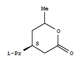 (4s)-(9ci)-四氫-6-甲基-4-(1-甲基乙基)-2H-吡喃-2-酮結(jié)構(gòu)式_733000-93-6結(jié)構(gòu)式