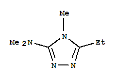 4H-1,2,4-triazol-3-amine,5-ethyl-n,n,4-trimethyl-(9ci)Structure,733698-87-8Structure 4H-1,2,4-triazol-3-amine,5-ethyl-n,n,4-trimethyl-(9ci) Structure,733698-87-8Structure