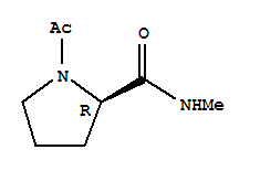 2-Pyrrolidinecarboxamide,1-acetyl-n-methyl-,(r)-(9ci)Structure,73462-80-3Structure 2-Pyrrolidinecarboxamide,1-acetyl-n-methyl-,(r)-(9ci) Structure,73462-80-3Structure