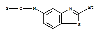 (9ci)-2-乙基-5-異硫代氰?；?苯并噻唑結(jié)構(gòu)式_73529-91-6結(jié)構(gòu)式