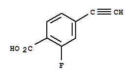 (9ci)-4-乙炔-2-氟-苯甲酸結(jié)構(gòu)式_736117-41-2結(jié)構(gòu)式