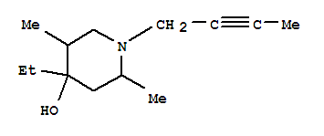 4-Piperidinol,1-(2-butynyl)-4-ethyl-2,5-dimethyl-(9ci)Structure,736865-39-7Structure 4-Piperidinol,1-(2-butynyl)-4-ethyl-2,5-dimethyl-(9ci) Structure,736865-39-7Structure