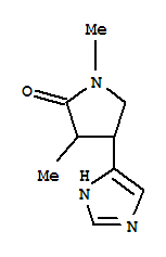 2-Pyrrolidinone, 4-(1h-imidazol-4-yl)-1,3-dimethyl-(9ci)Structure,739345-95-0Structure 2-Pyrrolidinone, 4-(1h-imidazol-4-yl)-1,3-dimethyl-(9ci) Structure,739345-95-0Structure