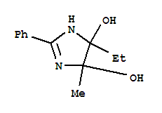 (9ci)-4-乙基-4,5-二氫-5-甲基-2-苯基-1H-咪唑-4,5-二醇結構式_742637-73-6結構式