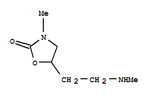 (9ci)-3-甲基-5-[2-(甲基氨基)乙基]-2-噁唑烷酮結(jié)構(gòu)式_745723-76-6結(jié)構(gòu)式