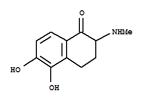 1(2H)-naphthalenone, 3,4-dihydro-5,6-dihydroxy-2-(methylamino)-(9ci)Structure,745725-10-4Structure 1(2H)-naphthalenone, 3,4-dihydro-5,6-dihydroxy-2-(methylamino)-(9ci) Structure,745725-10-4Structure