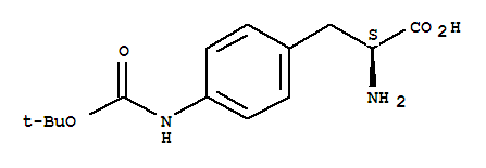 H-phe(4-nh-boc)-oh Structure,74578-48-6Structure